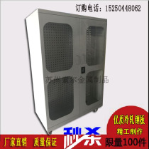 Double door toolbox tin cabinet workshop locker with lock tool cabinet heavy mobile tool car Suzhou