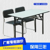 Training table Long table Folding table Strip table and chair folding conference table Simple office desk Folding table combination