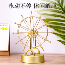  Ferris wheel ornaments creative perpetual motion machine Newton pendulum ball living room Maglev balance desktop home accessories high-end