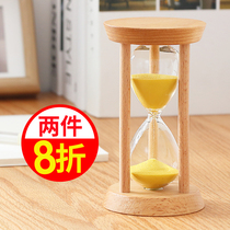  Time hourglass timer Childrens anti-fall set of 5 10 30 minutes 3 half an hour timing quicksand funnel ornaments