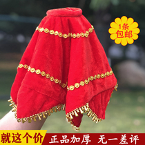 Dance handkerchief flower young children adult Two people turn to a pair of square dance Seedlings Song Dancing with Handa Performance Exam Grade