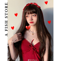 (Long hair KIE) fish home * wig daily lolita four-color long curly hair a fish shop