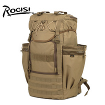 New ROGISI army fan camping mountaineering bag 55L outdoor waterproof shoulder travel bag BN-018