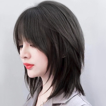 Wig female summer short Xin Zhi Lei same wig simulation human hair full head set natural short hair collarbone hair set