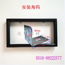 led display electronic screen full color screen installation angle code accessories 9045 right angle rounded aluminum frame bracket