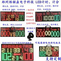 Basketball game electronic scoreboard 24 seconds timer scorer scoreboard wireless badminton football portable