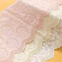 Boutique cotton lace accessories cotton thread embroidery retro pattern lace handmade diy dress skirt decoration material