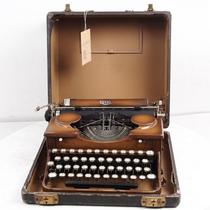 9-product Western antique Royal mechanical English typewriter function normal rare coffee ribbon box