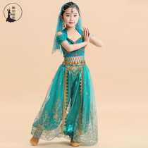 Indian dance costume girls June 1 Xinjiang national stage performance costume princess Dunhuang exotic costume