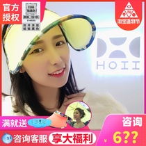 hoii Taiwan Houyi sun hat outdoor sports fashion telescopic hat female anti-UV 2021 sun hat