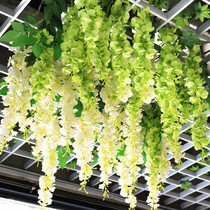 Shopping mall celebration 4S exhibition hall atrium air pendant ceiling decoration forest simulation wisteria kindergarten pendant