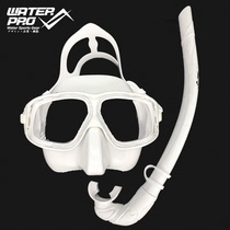 Water pro X-TWO Free diving snorkeling equipment Veneer Low surface area diving mask set Soft rubber