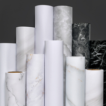 Matt thickened marble textured waterproof sticker wallpaper pvc self-adhesive wallpaper kitchen countertop anti-oil rock plate wall sticker