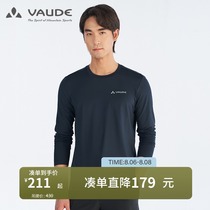 VAUDE outdoor sports mens skin-friendly comfortable breathable casual round neck elastic long sleeve T-shirt