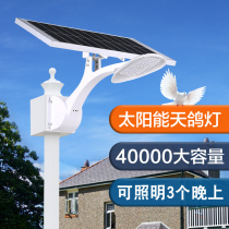 Solar Street Lamp Super Bright High Power High Pole Courtyard Lamp New Countryside Home Led Waterproof Floodlight Outdoor Lights