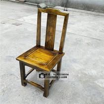 Solid Wood Road side table and chair combination play cow busy Mala hot spicy string Square small county liver hot pot table induction cooker