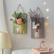 Living room wall hanging wall decoration wall creative room bedroom dining room ins decoration wall hanging flower pendant