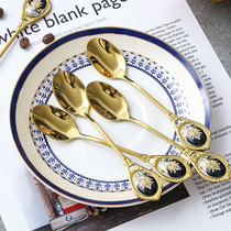 English afternoon tea stainless steel coffee spoon creative mixing spoon coffee spoon spoon dessert milk tea small spoon