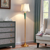 American ceramic floor lamp living room bedroom simple modern creative bedside lamp Nordic light luxury study vertical table lamp