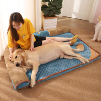 Kennel winter warm dog dog bed large dog golden Labrador dog mat removable and washable sofa four seasons Universal