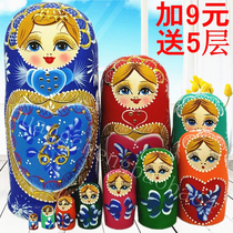 Kit va 10 layers Russian features air-dry linden pure handmade creative color gift toys 0300
