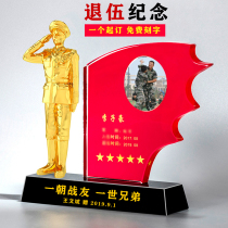 Veteran souvenirs customized creative armed police gifts for comrades veterans squad leaders military veterans retired August 1 gifts
