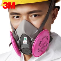 3m6200 with 2091 filter cotton dustproof suit Cement dust glass fiber mask