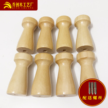 Manufacturers solid wood handmade coat hook hook hook European clothing coat hook Log decorative row hook Hanging hook