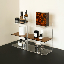 ladylike acrylic storage rack perfume rack desktop water Cup cosmetics ins style hand Display Cabinet