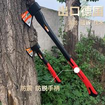  Outdoor multi-function high-carbon steel mountain axe large demolition fire axe household logging chopping wood and cutting trees town house car