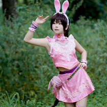 Douluo mainland small dance cos clothing with childrens clothes wig rabbit ears cosplay anime costume