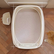 Cat Leshi Bread Cat Sandbowl with spatula Open spacious cat toilet Cat Sandbowl