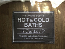 Export original single household letter floor towel cotton bathroom absorbent toilet foot pad can be machine washable