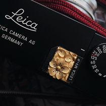 leica Leica M10M10P Fuji Sony Hasselblad Camera Hot Shoe Cover Protective Cover Sakura Gold 22k Handmade