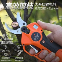 (Aerial landscaping) Jialie cat brand rechargeable handheld wireless gardening scissor lithium electric fruit tree high branch cut