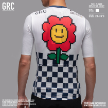 GRC Endless Riding Suit Pixel Flower Spring Summer Short Sleeve Blouse Road Bike Ride for men and women