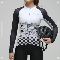 GRC Endless Riding Suit FORTUNECAT-Gowl Tattooed Cat Long Sleeve Blouse bike riding for women