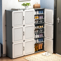  Shoe cabinet household door simple modern balcony sunscreen outdoor door storage new 2021 explosion simple shoe rack