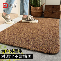 Entrance door mud scraping and rubbing mat Foot mat Entrance floor mat Door mat Foyer carpet Door foot mat Household customization