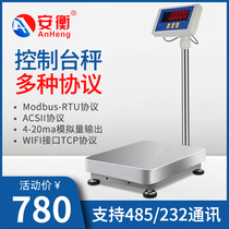Anheng 485 communication electronic scale MODBUS Protocol 4-20mA analog output signal control called PLC