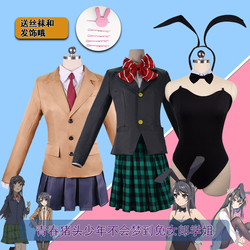 Rascal Does Not Dream of Bunny Girl Senpai Mai Sakurajima Cosplay costumes