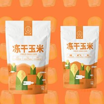  Guobu Tanuki freeze-dried corn 75g*3 bags of natural original fragrant fruits and vegetables crisp Casual ready-to-eat snacks Snacks Dried fruits and vegetables