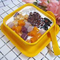 2 servings Taro round dessert combination pure handmade without adding fresh taro fairy four fruit soup milk tea shop big taro round 500g