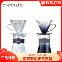 Brewista heat-resistant glass hand-brewed coffee filter cup sharing pot set bonavita pro shadow series