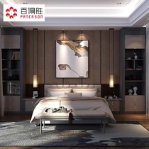 100 Winning Environmentally Friendly Full House Custom Modern Chinese Light Lavish Style Solid Wood Paint Bunk Door Wardrobe Custom Bedroom
