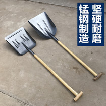 Extra-large agricultural thickened shovel garbage shovel farming pig cattle farm all-steel dung shovel feed big square shovel shovel snow shovel