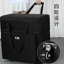 Desktop computer host containing bag in the tower case 24 inch 27 inch display bag with pull bar case shockproof