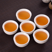 Jingdezhen Sheep fat jade white porcelain Kung Fu tea set Teacup Household Teacup Tea making ceramic cup Tea cup 6 packs