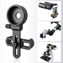 Connect the telescope mobile phone fixed bracket microscope camera mobile phone clip universal accessories astronomical hand rack clip