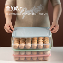 Egg preservation box Refrigerator containing box drawer Refreshing Egg Box Containing Egg Box Rack Toed Egg Collection Toog